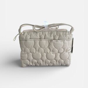 Disney Mickey Mouse Vera Bradley White/ Cream Quilted Crossbody Bag or Clutch